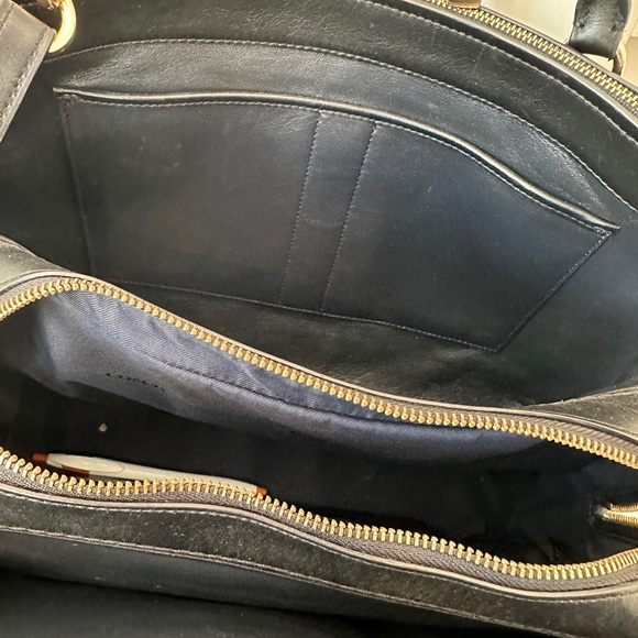 Black and Gold Coach bag, great for work or play! - Picture 5 of 9